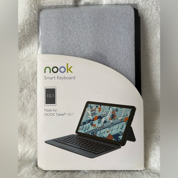 Nook Smart Keyboard for 10.1" Tablet - Black - Picture 1 of 4